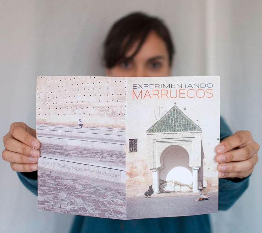 Fanzine Experimentando Marruecos de Beatriz Lizana